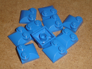 Lego 719380-X (47457) části aut 10 ks POUŽITÉ