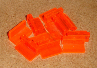 Lego 605420-X (4865b) panel 1x2x1 10 ks POUŽITÉ