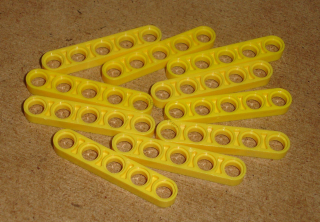 Lego 523425-X (32017) technic rameno 1x5 10 ks POUŽITÉ