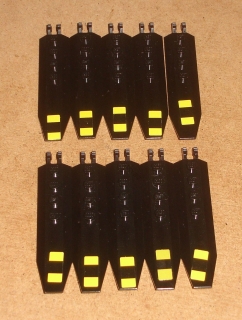 Lego 660464-3X (14137) panty destička 1x8 s nálepkou 10 ks POUŽITÉ