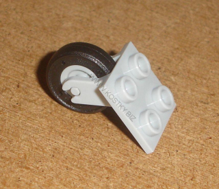 Lego 647315 (2415, 65630c01) díl na letadlo podvozek s kolem (LBG) 1 ks POUŽITÉ