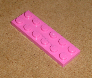 Lego 202875 (3795) destička, podložka 2x6 1 ks POUŽITÉ