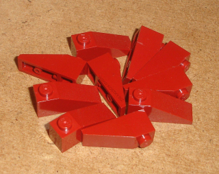 Lego 301250-X (4286) šikmá, střecha 33 3x1 10 ks POUŽITÉ