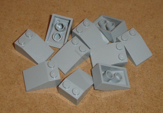 Lego 301460-X (3298) šikmá, střecha 33 3x2 10 ks POUŽITÉ