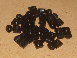 Lego 250140-X (4081b) destička speciální 1x1 s klipem 20 ks POUŽITÉ