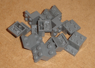 Lego 251120-X (18671) bracket 3 x 2 x 1 1/3 10 ks POUŽITÉ