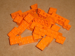Lego 250113-X (4732) bracket 8x2x1 1/3 10 ks POUŽITÉ