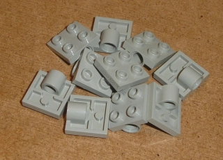 Lego 259615-X (2444) destička speciální 2x2, s dírou pro velký pin 10 ks POUŽITÉ