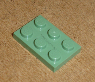 Lego 202495 (3021) destička, podložka 2x3 1 ks POUŽITÉ