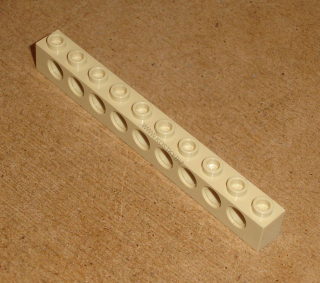 Lego 507040 (2730) technic kostka 1x10 1 ks POUŽITÉ