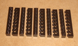 Lego 506920-X (3702) technic kostka 1x8 10 ks POUŽITÉ