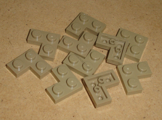 Lego 202190-X (2420) destička 2x2 rohová 10 ks POUŽITÉ