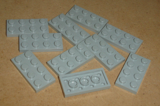 Lego 202655-X (3020) destička, podložka 2x4 10 ks POUŽITÉ