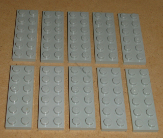Lego 202920-X (3795) destička, podložka 2x6 10 ks POUŽITÉ