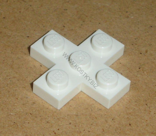 Lego 261105 (15397) destička, podložka 3x3 kříž 1 ks POUŽITÉ