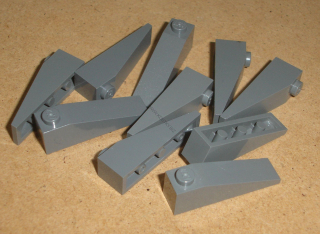 Lego 300360-X (60477) šikmá, střecha 18 4x1 10 ks POUŽITÉ