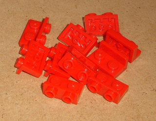 Lego 252630-X (99780) bracket 1x2 - 1x2 inverted 10 ks POUŽITÉ