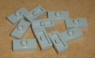 Lego 256285-X (3794a) destička speciální 1x2 10 ks POUŽITÉ