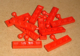 Lego 258840-X (3184) destička speciální 1x4, tažné 10 ks POUŽITÉ