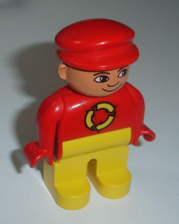 Lego Duplo D82570 (4555pb125) figurka muž, popelář POUŽITÉ