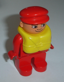 Lego Duplo D82600 (4555pb115) figurka muž, námořník POUŽITÉ