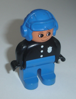 Lego Duplo D83190 (4555pb062a) figurka muž, policista POUŽITÉ