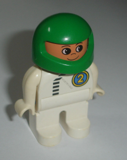 Lego Duplo D83360 (4555pb068) figurka muž, závodník POUŽITÉ