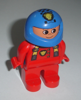 Lego Duplo D83390 (4555pb065) figurka muž, závodník POUŽITÉ