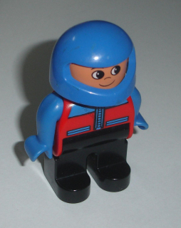 Lego Duplo D83430 (4555pb029) figurka muž, závodník POUŽITÉ