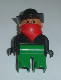 Lego Duplo D83470 (4555pb024) figurka western - kovboj POUŽITÉ