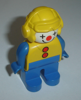 Lego Duplo D83620 (4555pb183) figurka muž, klaun, šašek POUŽITÉ