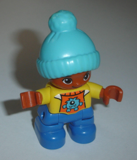 Lego Duplo D80828 (47205pb047) figurka dítě chlapeček POUŽITÉ