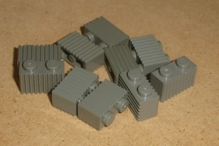Lego 151660-X (2877) kostky žebrované 10 ks POUŽITÉ