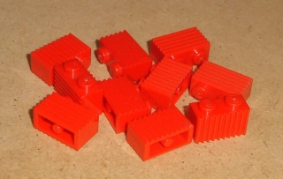 Lego 151700-X (2877) kostky žebrované 10 ks POUŽITÉ