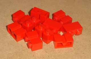 Lego 151550-X (4216) kostky  s drážkou 10 ks POUŽITÉ