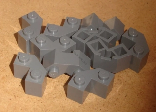 Lego 154415-X (87620) speciální kostka facet 10 ks POUŽITÉ