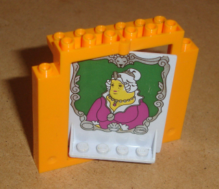 Lego 400289-6 (40249px2, 40253) ot. dveře 2x5x5 v rámu 1 ks POUŽITÉ
