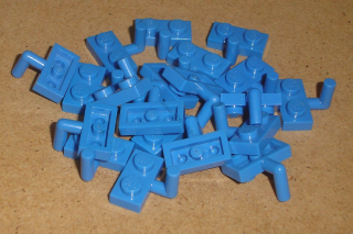 Lego 250295-X (4623) destička speciální 1x2, tažné 20 ks POUŽITÉ