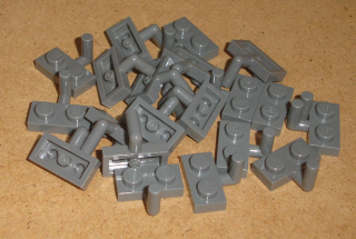 Lego 250297-X (4623, 88072) destička speciální 1x2, tažné 20 ks POUŽITÉ