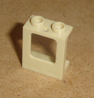 Lego 400616-2 (60032) okno 1x2x2 letadlo se sklem (trans-clear) 1 ks POUŽITÉ