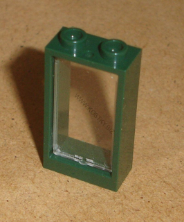 Lego 400632-2 (60593) okno 1x2x3 se sklem 1 ks POUŽITÉ