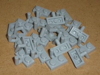 Lego 250299-X (4623) destička speciální 1x2, tažné 20 ks POUŽITÉ