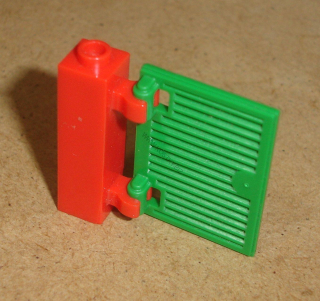 Lego 400670-3 (60800, 60583b) okno 1x2x3 okenice se sloupkem 1 ks POUŽITÉ