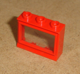 Lego 400689 (31) okno 1x3x2 se sklem 1 ks POUŽITÉ