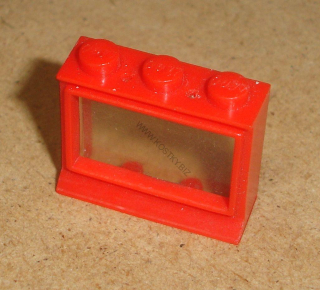 Lego 400693 (31ac01) okno 1x3x2 se sklem 1 ks POUŽITÉ