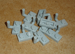 Lego 256865-X (4623a, 4623b) destička speciální 1x2, tažné 10 ks POUŽITÉ