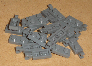 Lego 250308-X (63868) destička speciální 1x2, klip 20 ks POUŽITÉ