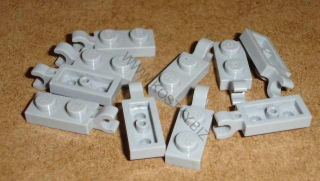 Lego 257430-X (63868) destička speciální 1x2, klip 10 ks POUŽITÉ