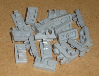 Lego 250316-X (92280) destička speciální 1x2, klip 20 ks POUŽITÉ