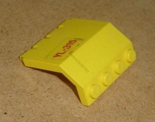 Lego 607130-5 (2582) panty panel 2x4x3 1/3 s nálepkou 1 ks POUŽITÉ